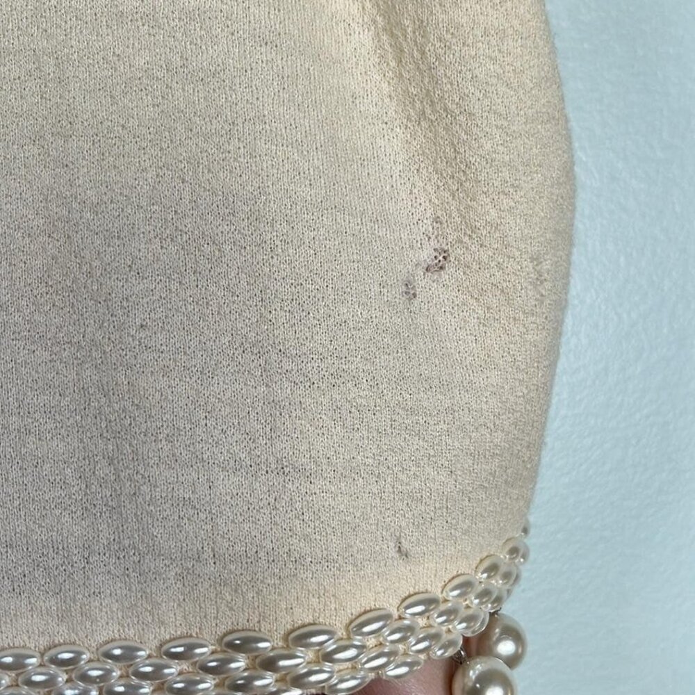 Adrienne Vittadini Womens SZ 8 Vintage Beaded Dress ***NEEDS TLC*** Jackie Kenne - Picture 8 of 11